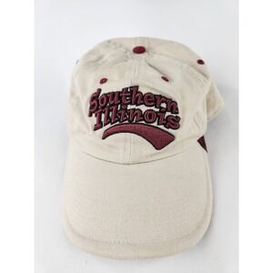 Vintage Southern Illinois University Salukis Strapback Hat The Game SIU 3d Logo